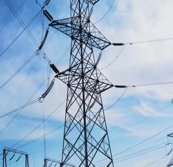 The relationship between the transmission tower and voltage