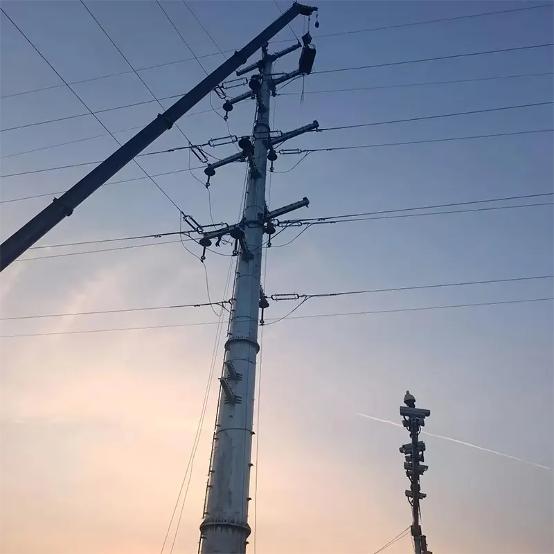 220kV Power Transmission Pipe Tower